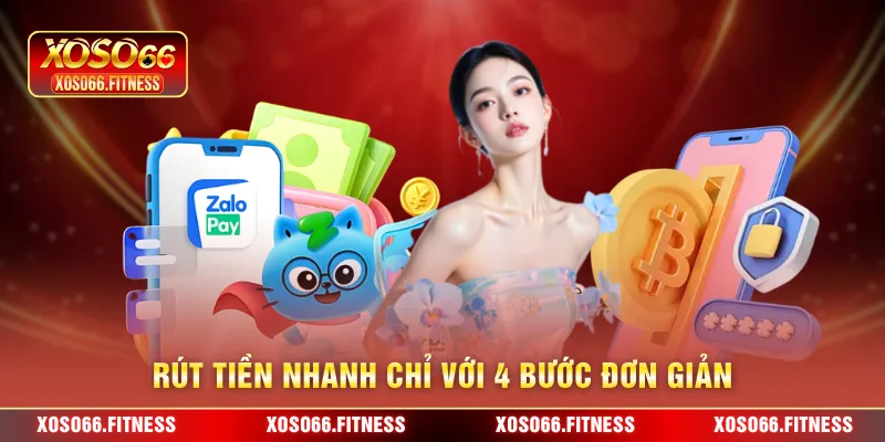 Rút tiền nhanh chỉ với 4 bước đơn giản